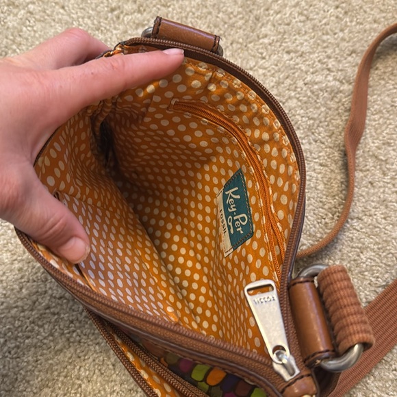 Fossil Key-Per Multi Color Cross Body Bag - Picture 6 of 10